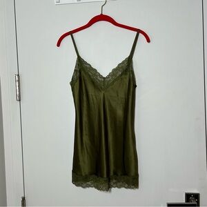 Intimissimi Olive Green Lace Camisole